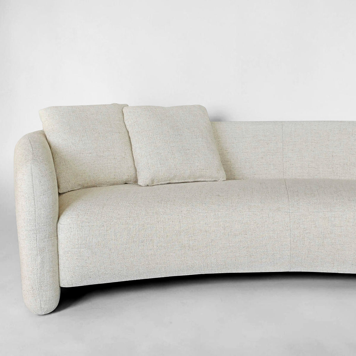 Sofa James 3-Sitzer Cream aus Stoff