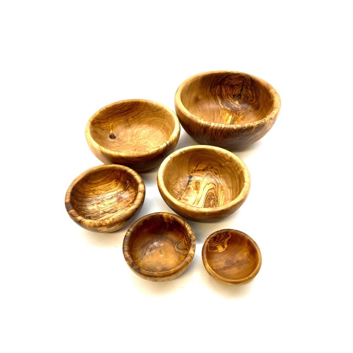 Schalenset aus Olivenholz – Natürlich, nachhaltig, praktisch