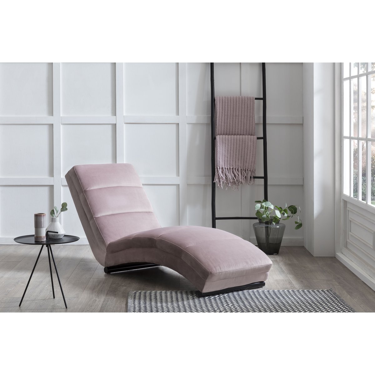 Chaiselongue Mia Velvet – Eleganz und Komfort in Samt