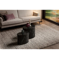 Couchtisch Marble Duo black