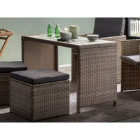 Lounge-Set Rattan Elegance – Exklusive Gartengarnitur mit 9 Elementen