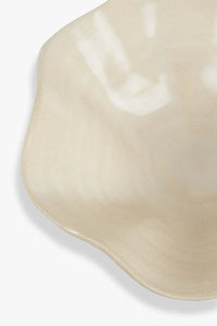 Keramikschale Kate — Ecru 25 × 8 cm