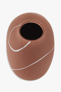Vase Iris — Terrakotta 20 × 13 × 14,5 cm