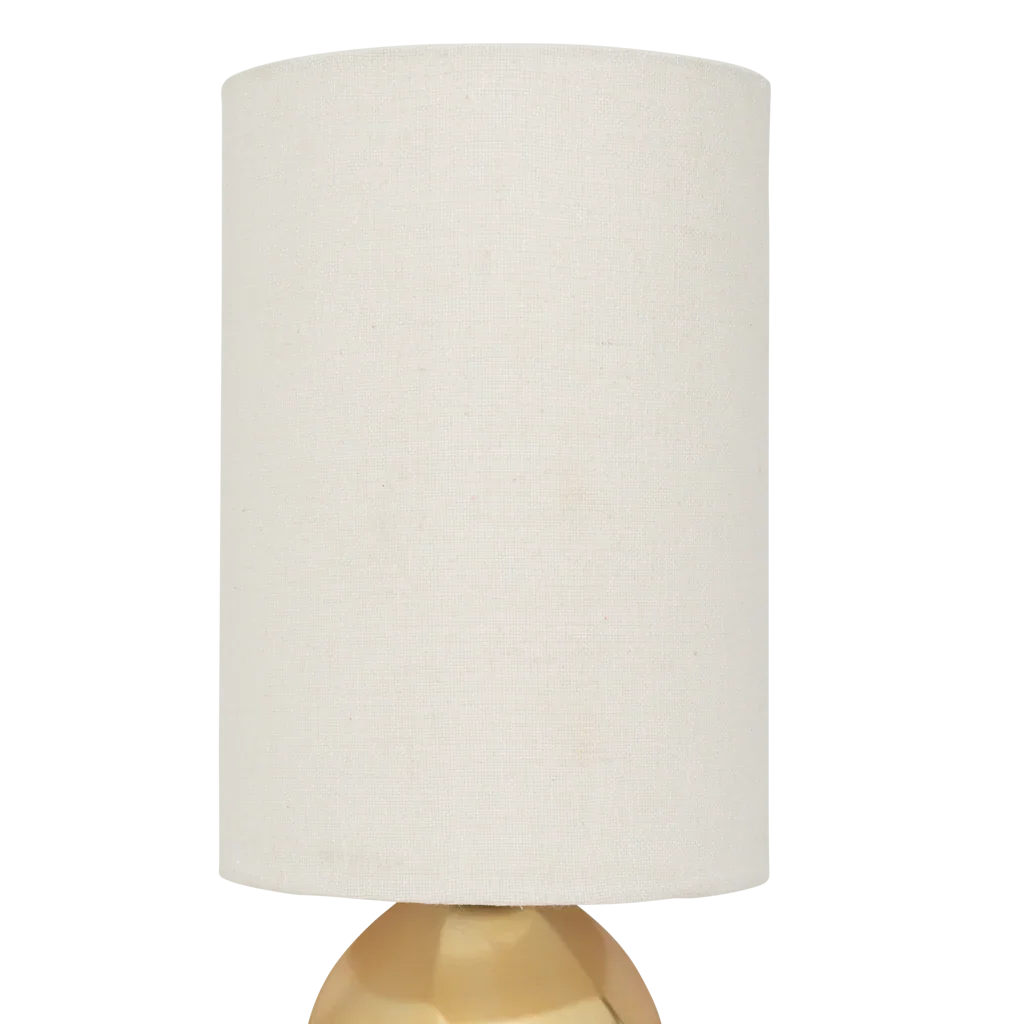 Tischlampe Suki Steingut mit goldenem Schwung — Ansicht 4