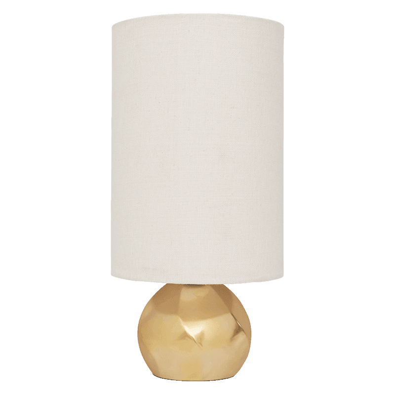 Tischlampe Suki Steingut mit goldenem Schwung — Ansicht 5