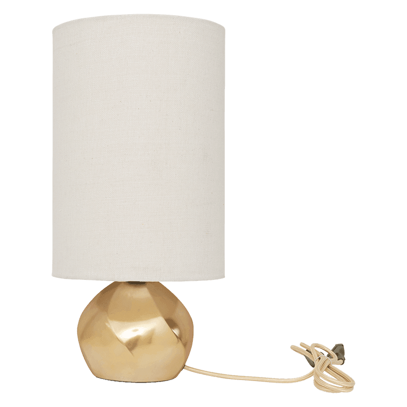 Tischlampe Suki Steingut mit goldenem Schwung — Ansicht 7