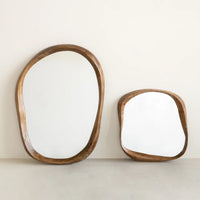 Spiegel Shizu L — Mango-Holz Standspiegel