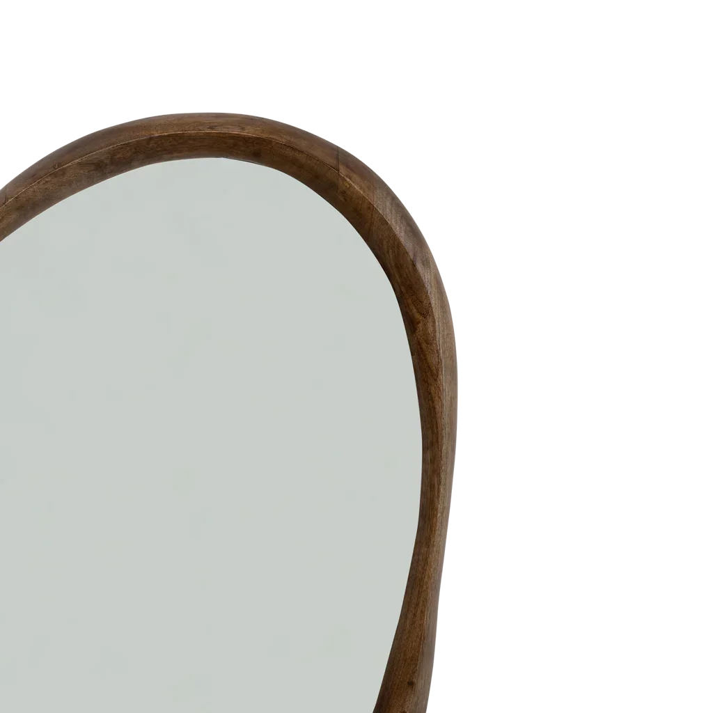 Spiegel Shizu L — Mango-Holz Standspiegel