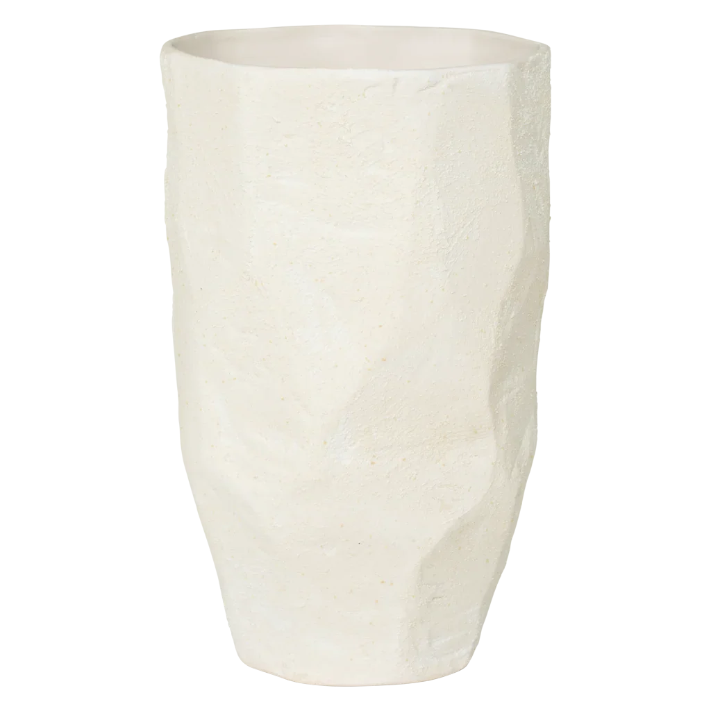Vase Serra Keramik Weiß