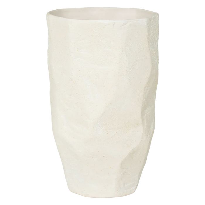 Vase Serra Keramik Weiß