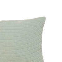 Kissen Arco Chenille — Salbeigrün