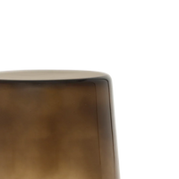 Beistelltisch Kai Recyclingglas — Kakaobraun