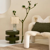 Tischlampe Suvi Onyx-Marmor — Grün