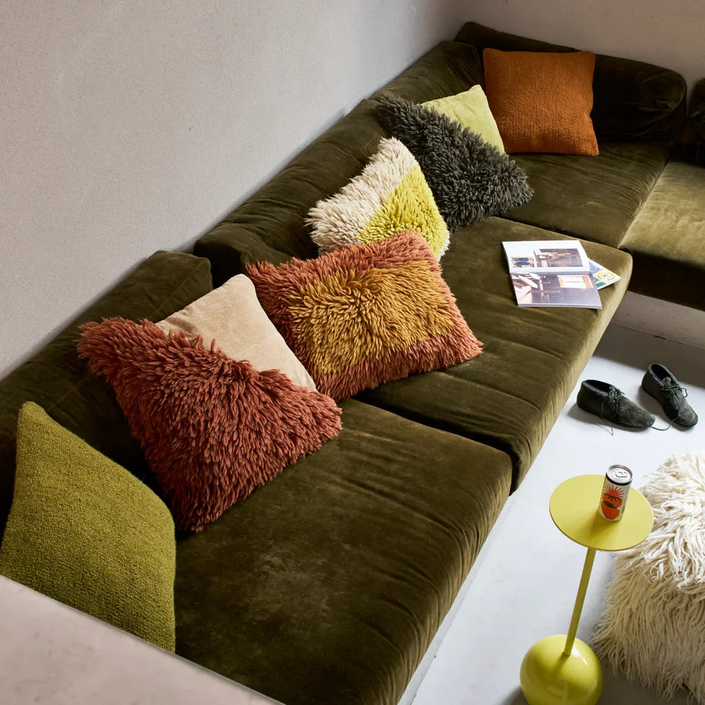 Kissen Megan Samtstruktur Inca Gold 50 x 50 — Ansicht 2