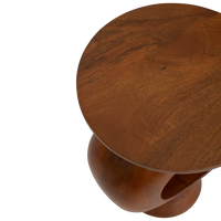 Beistelltisch Farren — Mango-Holz Pilz-Form, Mailand 2026