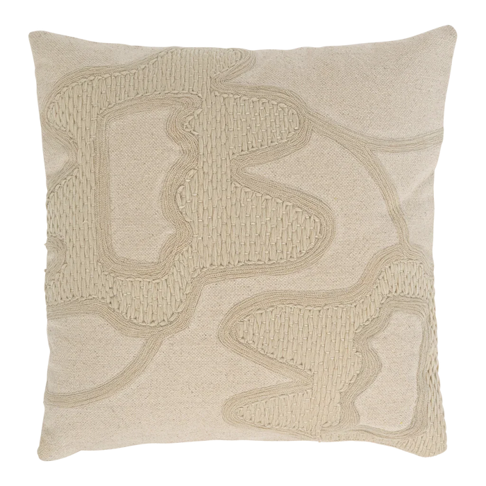 Kissen Kedi Baumwolle Off-White