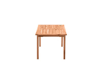 Teakholz-Gartentisch – 150×90 cm – für 4–6 Personen – wetterfest & stabil