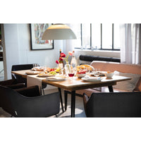 Esstisch Soho Elegance – Mangoholz & Metall im modernen Design
