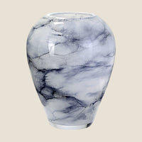 Vase Arctic — Glas Marmor 27 cm
