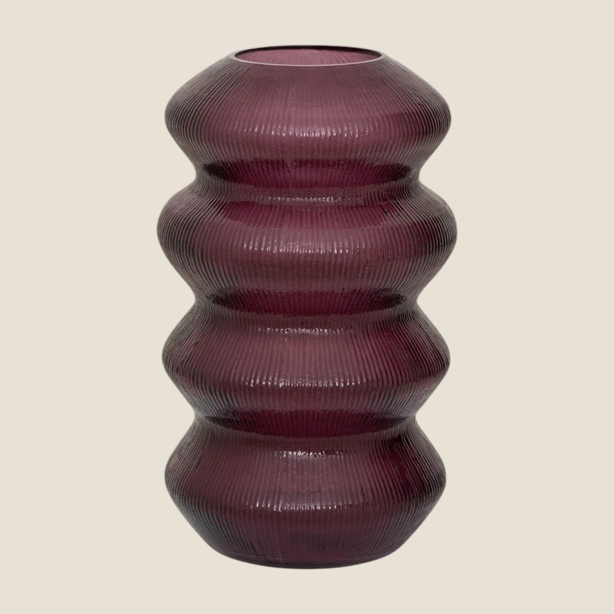 Vase Lily — Fudge aus Recycling-Glas