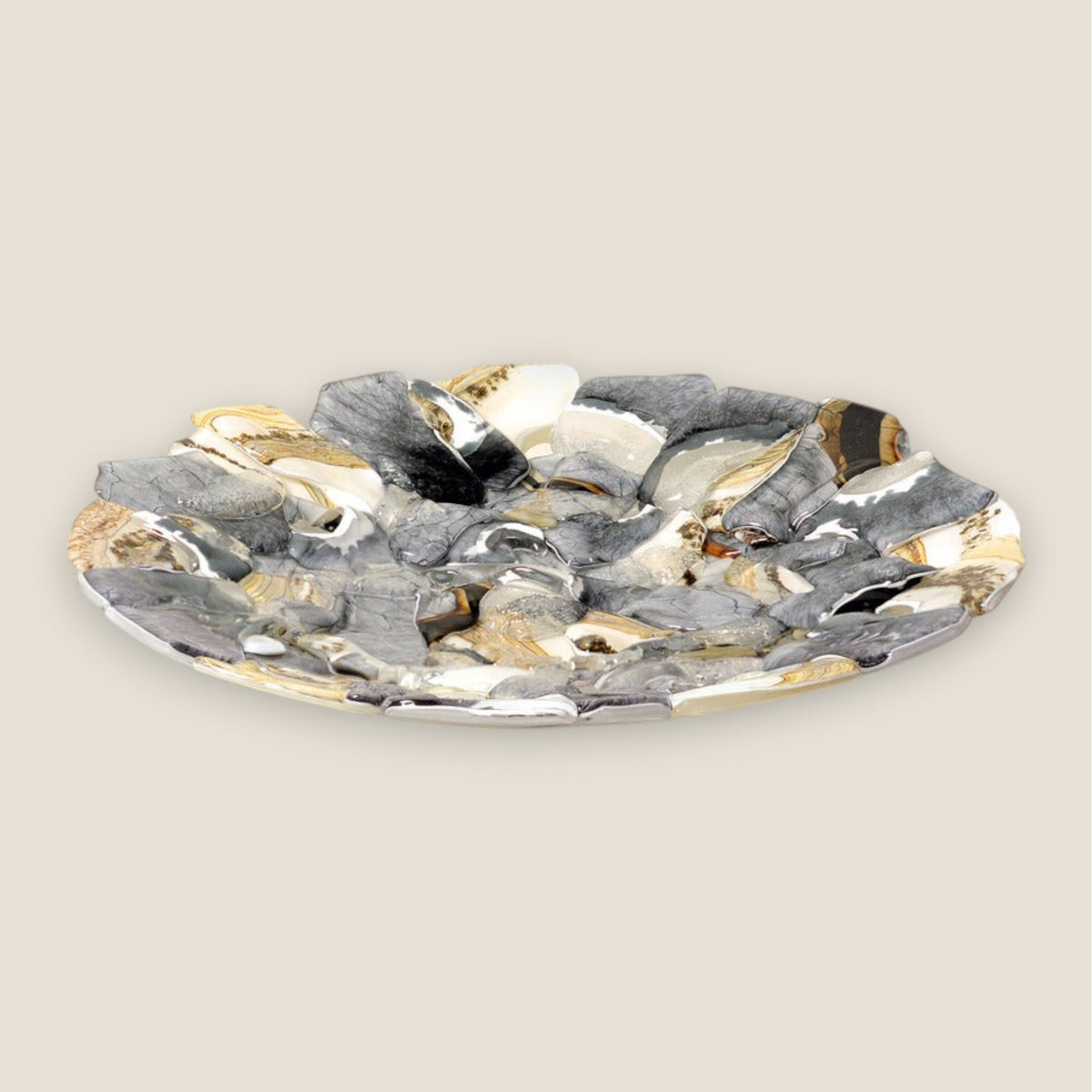 Fusion Schale Onyx — Rund 40 cm