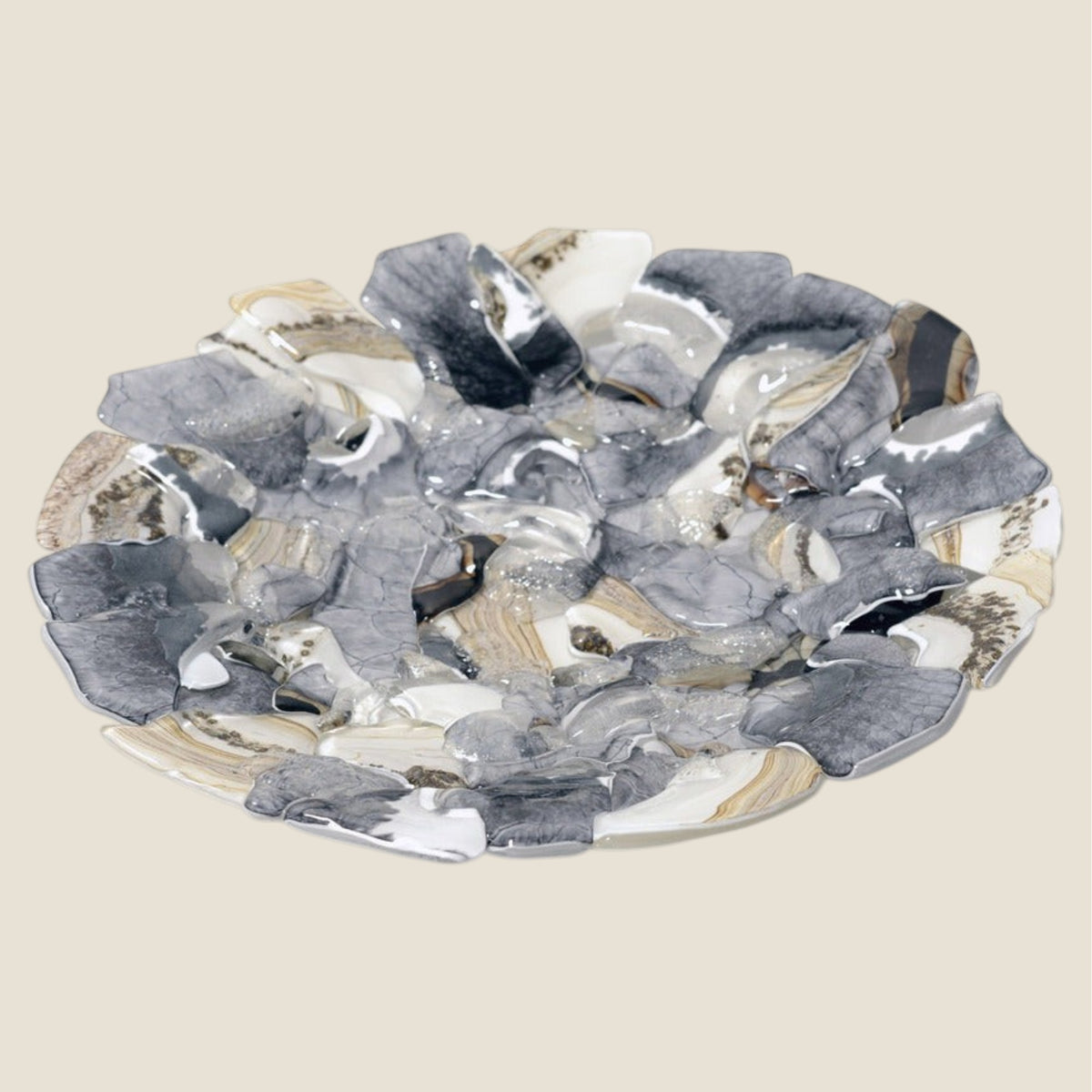 Fusion Schale Onyx — Rund 40 cm
