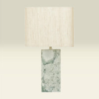 Tischlampe Suvi Onyx-Marmor — Grün