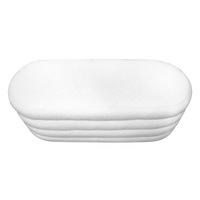 Hocker mit Stauraum – 114x45x44 cm – in Grau Samt & Weiß Bouclé – modern & praktisch