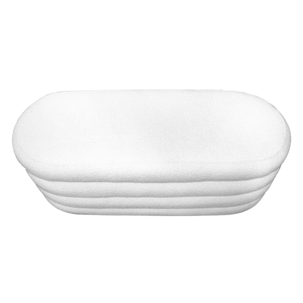 Hocker mit Stauraum – 114x45x44 cm – in Grau Samt & Weiß Bouclé – modern & praktisch
