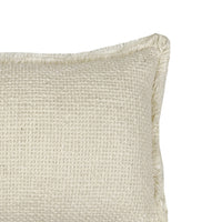 Bouclé Kissen AWHINA — Cream — 35x60 cm — Lendenkissen Bouclé