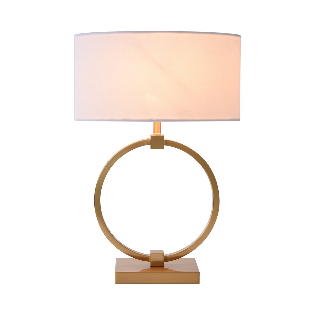 Ringlampe gold/weiß S