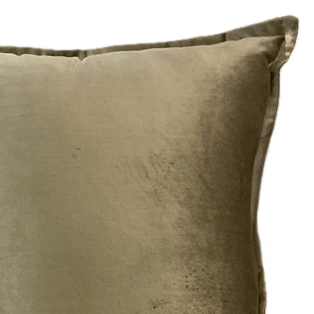 Velvet Kissen AMY — Taupe — 50x50 cm — weich & schimmernd