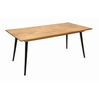 Esstisch Soho Elegance – Mangoholz & Metall im modernen Design