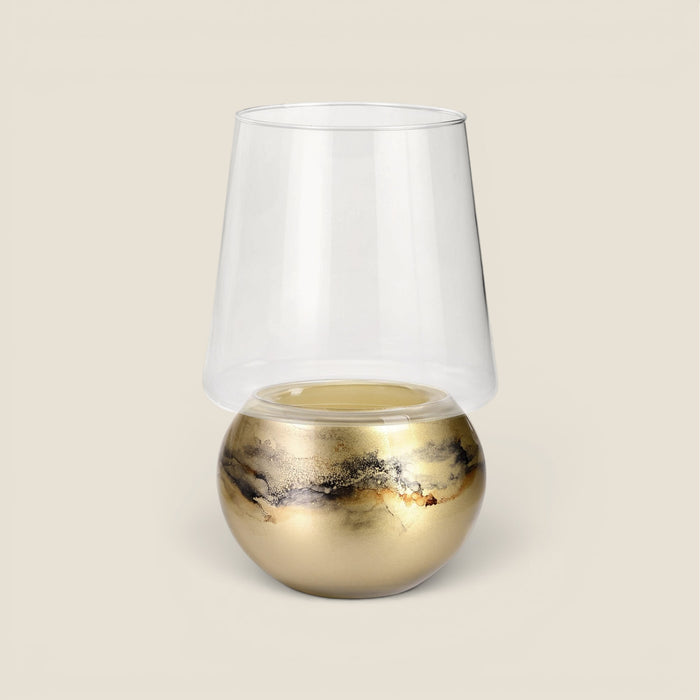 Duftkerze Gold Marmor — Groß