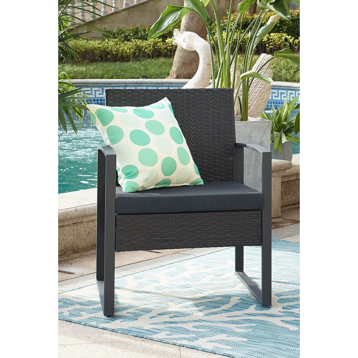 Gartengarnitur Tranquil  – Stilvolles 3-tlg. Rattan-Set für Outdoor