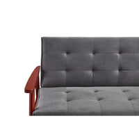 Schlafsofa „Nordic Comfort“ – Skandi-Design mit Samt & Massivholz