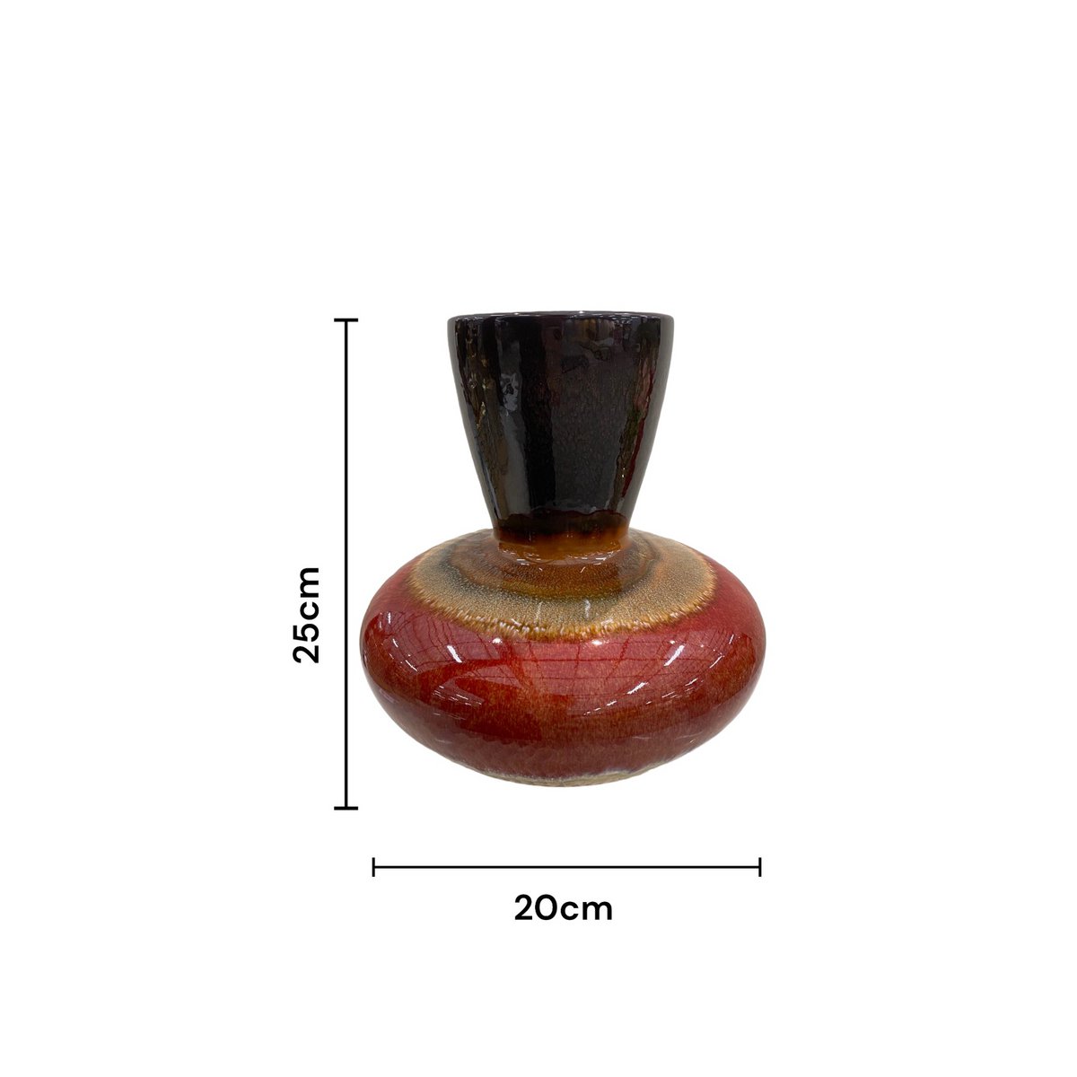 Vase Afrika aus Steinzeug