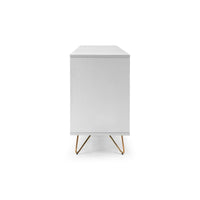 Sideboard Scandi - white gold