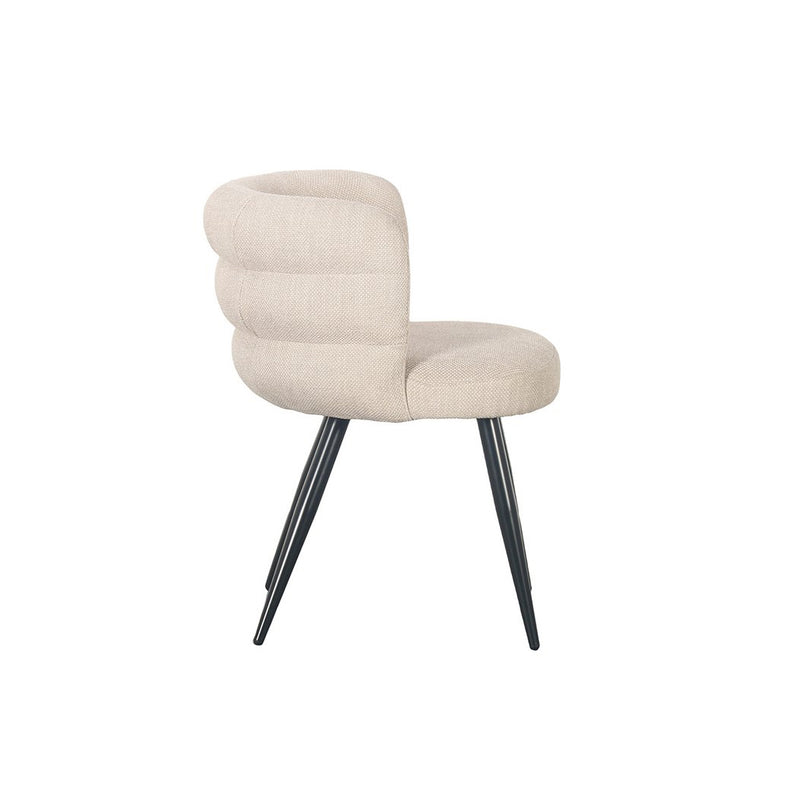 Esszimmerstuhl 2er-Set mit Polsterung – organisch & elegant – 63×58×77 cm – modern