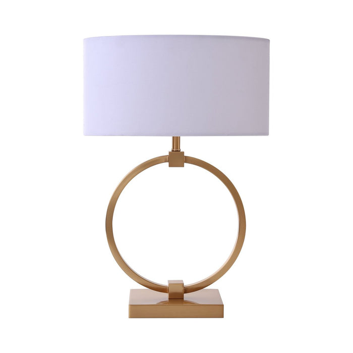 Ringlampe gold/weiß S