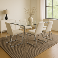 Moderner Teppich in Greige – 3D Linienmuster – 160x230 cm – pflegeleicht & weich
