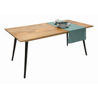 Esstisch Soho Elegance – Mangoholz & Metall im modernen Design