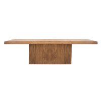 Couchtisch Tyler aus altem Ulmenholz – rechteckig – 140x81x36 cm – massiv & rustikal