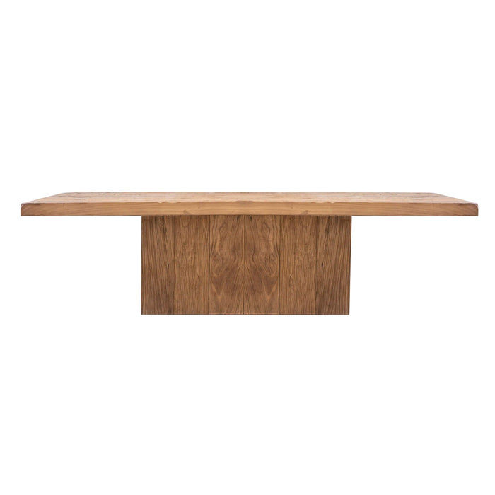 Couchtisch Tyler aus altem Ulmenholz – rechteckig – 140x81x36 cm – massiv & rustikal