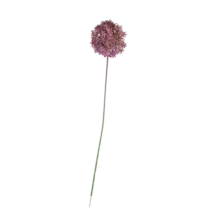 Seidenblume Allium in sanftem Lila – Kunstblume 75 cm