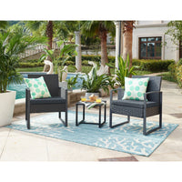 Gartengarnitur Tranquil  – Stilvolles 3-tlg. Rattan-Set für Outdoor