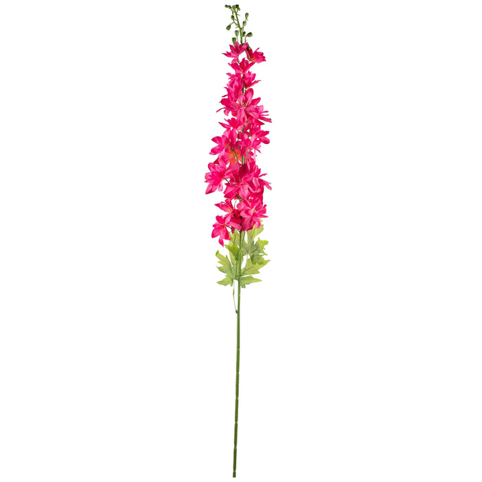 Seidenblume Delphinium in Fuchsia Pink – Kunstblume 107 cm – für Vasen & Deko