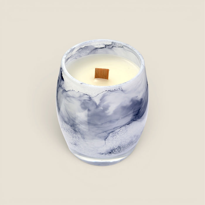 Duftkerze Warm Arctic Marmor — Klein