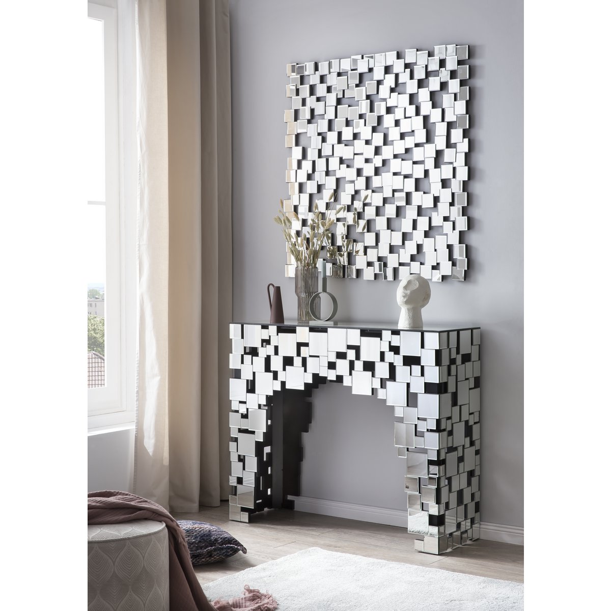 Wandspiegel Mosaica – Modernes Mosaik-Design für stilvolle Akzente