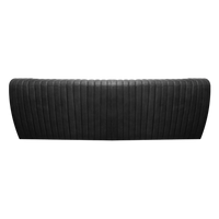 3-Sitzer Sofa Hudson aus schwarzem Stoff – markante Steppung – B 245 cm – urban & modern